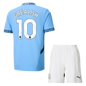 Camiseta de fútbol Manchester City Grealish 10 Niño 1ª equipación 2024-25
